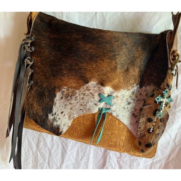Real Leather and cowhide purse - Picture 3 of 12
